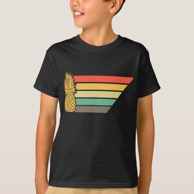 Ananas Retro Fruit Fruit T-Shirt (Front)