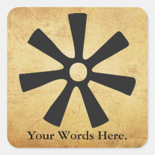ANANSE NTONTAN   Symbol of Wisdom, Creativity Square Sticker