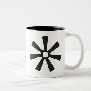 ANANSE NTONTAN   Symbol of Wisdom, Creativity Two-Tone Coffee Mug