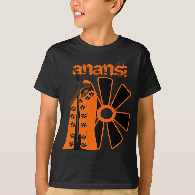 ANANSI THE TRICKSTER T-Shirt (Front)
