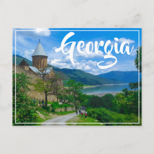 Ananuri Castle Georgia Aragvi Caucuses Mountains Postcard