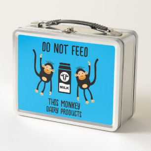 Anaphylaxis Kids Allergic Warnings Metal Lunch Box