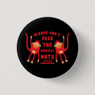 Anaphylaxis Nut Allergies 3 Cm Round Badge