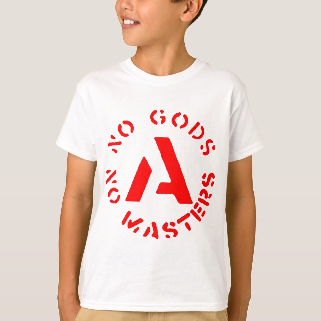 Anarchism - No Gods No Masters T-Shirt (Front)