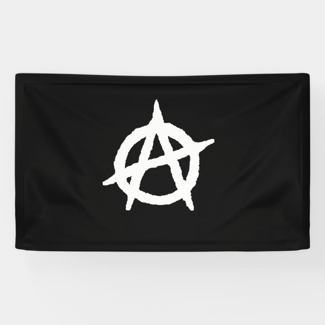 Anarchism Symbol Banner (Horizontal)
