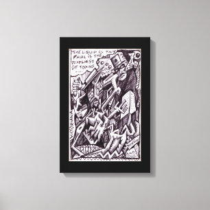 Anarchist at Large Canvas Print