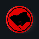 Anarchist Black Flag button<br><div class="desc">Anarchist Black Flag button</div>
