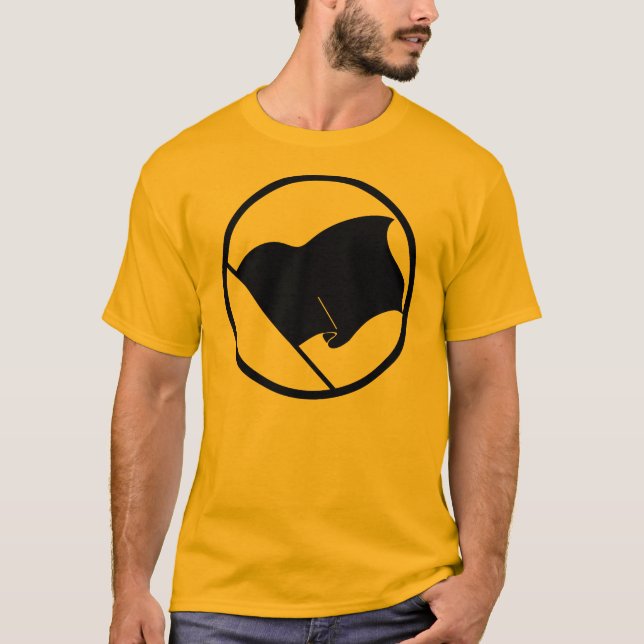 Anarchist Black Flag men's t-shirt (Front)