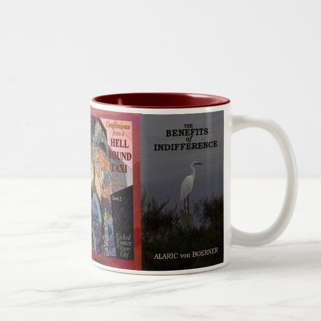 Anarchist Book Covers Two-Tone Coffee Mug (Right)