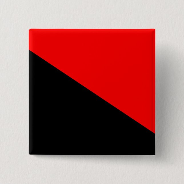 Anarchist, Colombia Political flag 15 Cm Square Badge (Front)