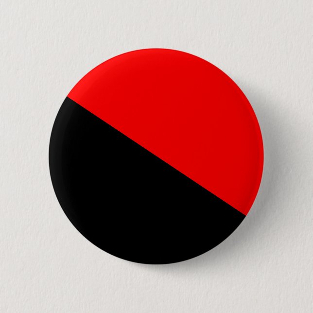 Anarchist, Colombia Political flag 6 Cm Round Badge (Front)