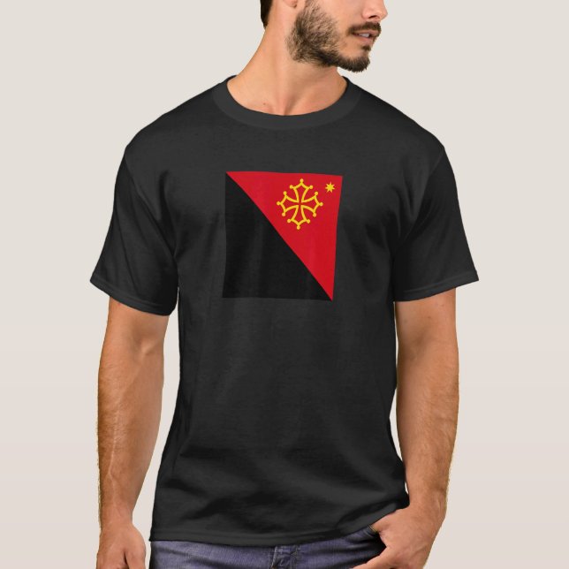 Anarchist Communist Federation of Occitania Flag T-Shirt (Front)