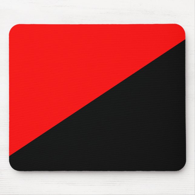 Anarchist Flag (Anarchism) Mouse Mat (Front)