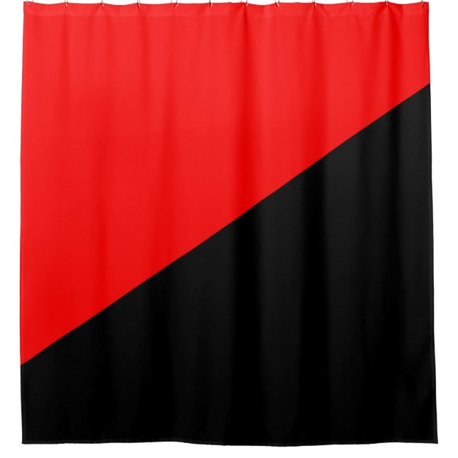 Anarchist Flag (Anarchism) Shower Curtain (Front)