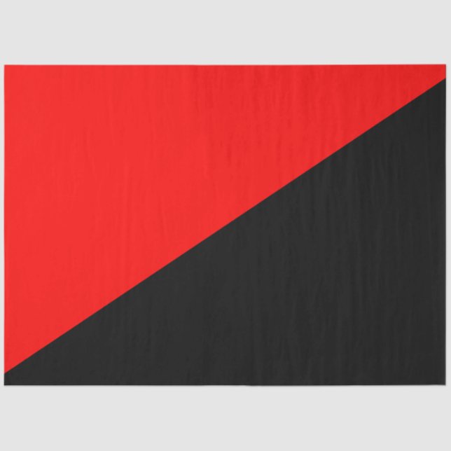 Anarchist Flag (Anarchism) Tissue Paper (Front)