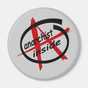 Anarchist Inside Magnet
