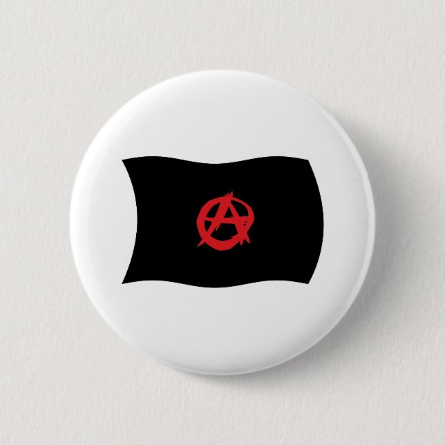 Anarchist Movement Flag Button (Front)