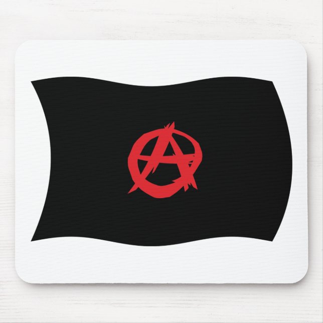 Anarchist Movement Flag Mousepad (Front)