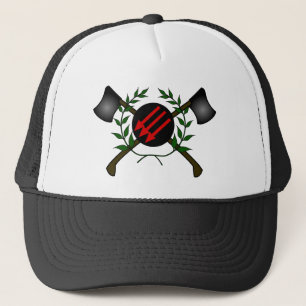 Anarchist Skinhead Communist Skin Head Red/Anarchy Trucker Hat
