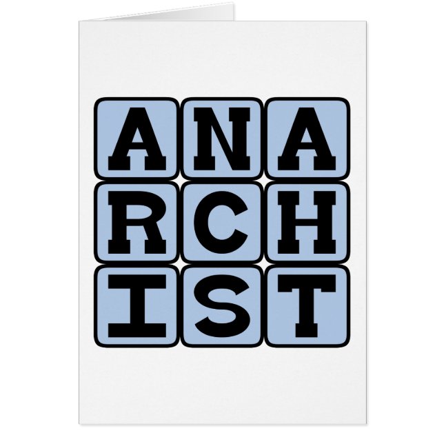 Anarchist, Subversive Person (Front)
