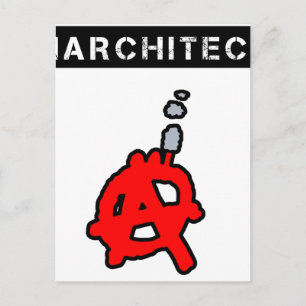 Anarchitecte - Jeux de Mots - Francois Ville Postcard