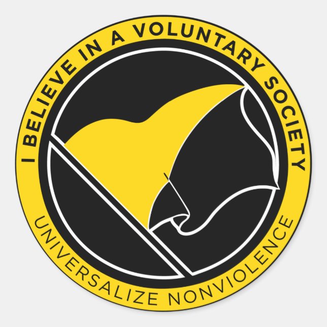 Anarcho Capitalism Sticker Set (Front)