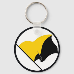 Anarcho Capitalist Flag Basic Keychain