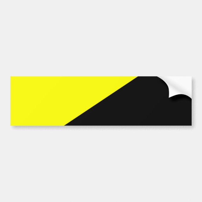 Anarcho-Capitalist Flag Bumper Sticker (Front)