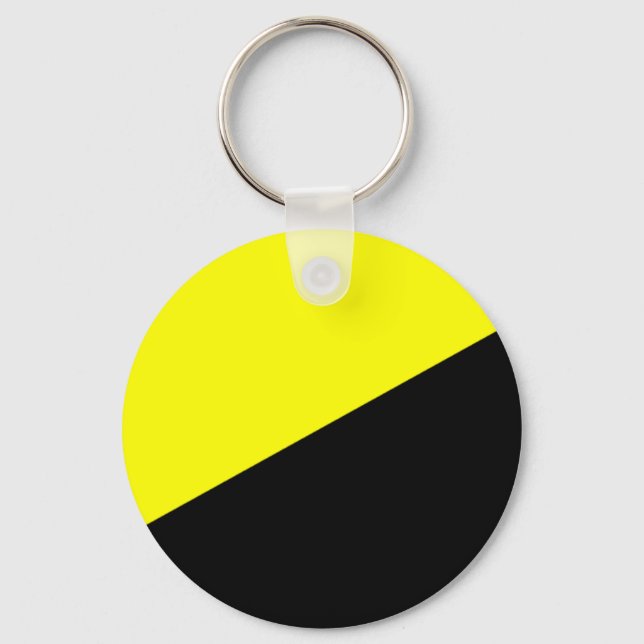 Anarcho-Capitalist Flag Key Ring (Front)