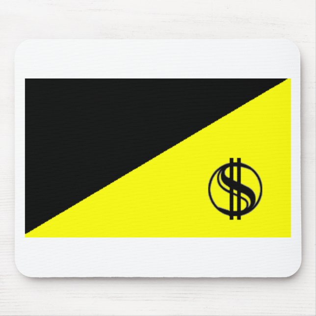 Anarcho-Capitalist Flag Mouse Mat (Front)
