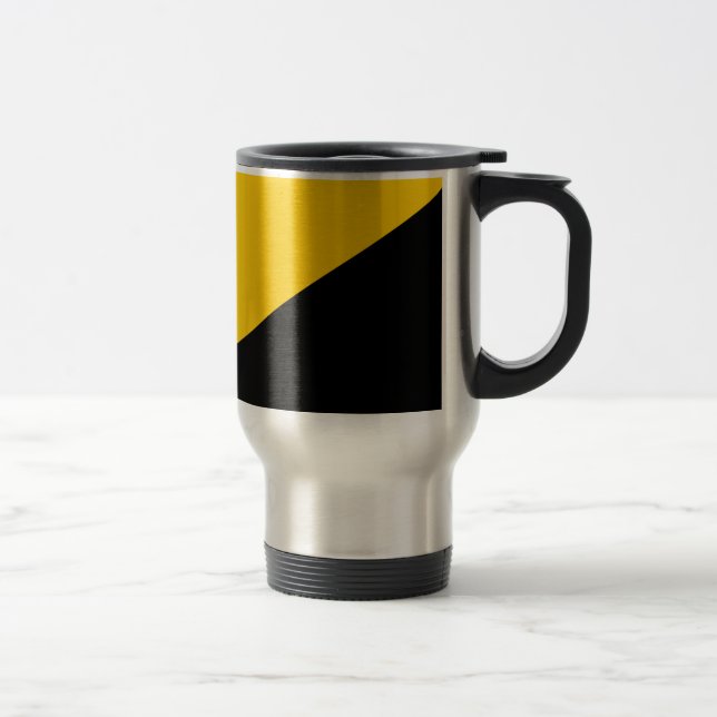 Anarcho Capitalist Flag Travel Mug (Right)