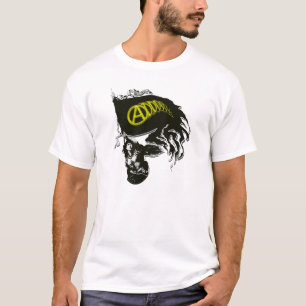 Anarcho Capitalist Tattered Flag with Lady Liberty T-Shirt