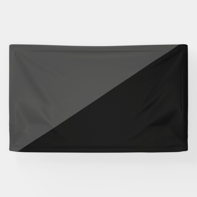 Anarcho Nihilism flag symbol anarchy punk Banner (Horizontal)
