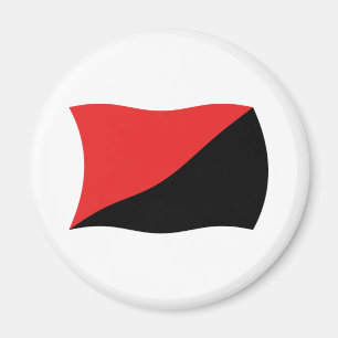 Anarcho-Syndicalism Flag Magnet