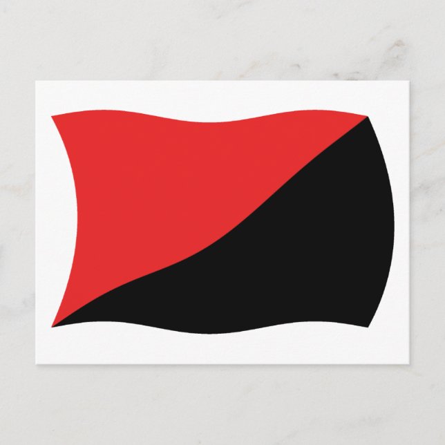 Anarcho-Syndicalism Flag Postcard (Front)