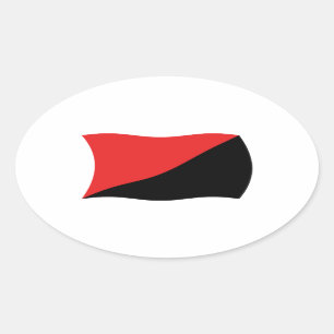 Anarcho-Syndicalism Flag Sticker