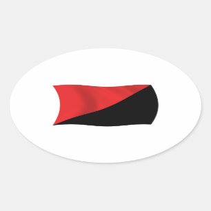 Anarcho-Syndicalism Flag Sticker