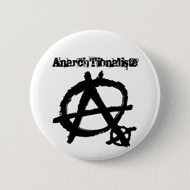 AnarchTionalist 6 Cm Round Badge (Front)