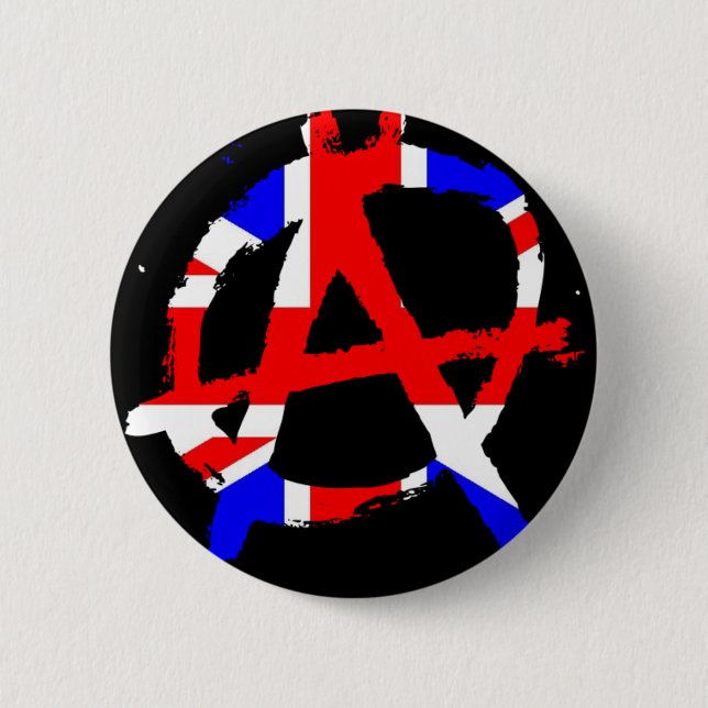 Anarchy #1 6 cm round badge (Front)