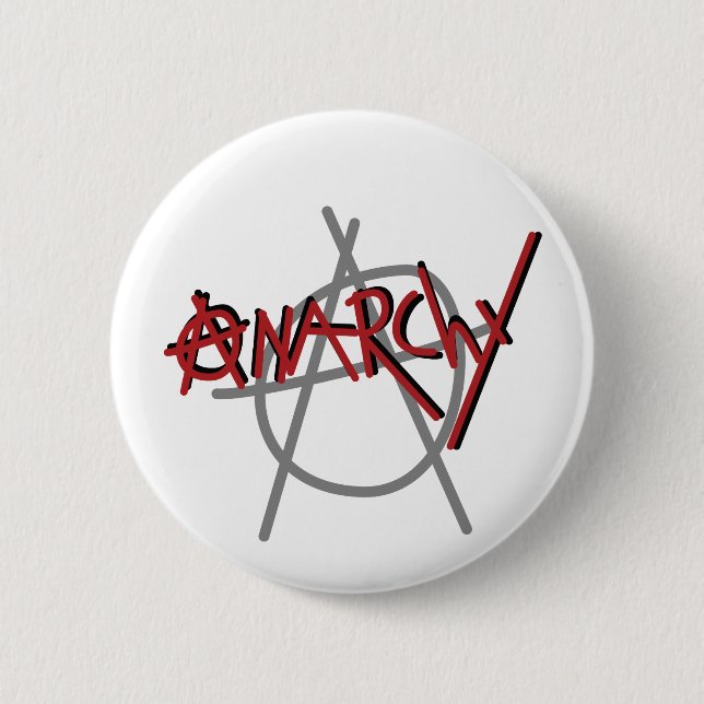 Anarchy 6 Cm Round Badge (Front)