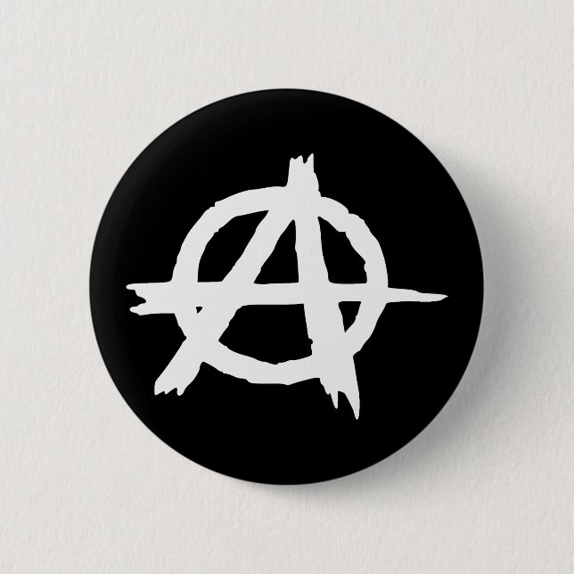 Anarchy 6 Cm Round Badge (Front)