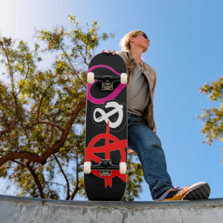 Anarchy and Love Skateboard