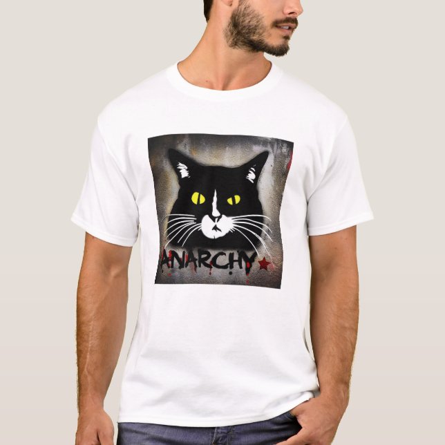 'ANARCHY CAT' T-Shirt (Front)