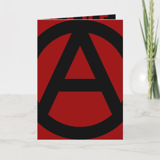 Anarchy Christmas Holiday Card (Front)