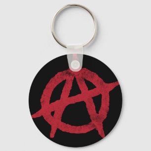 Anarchy Circle A Key Ring