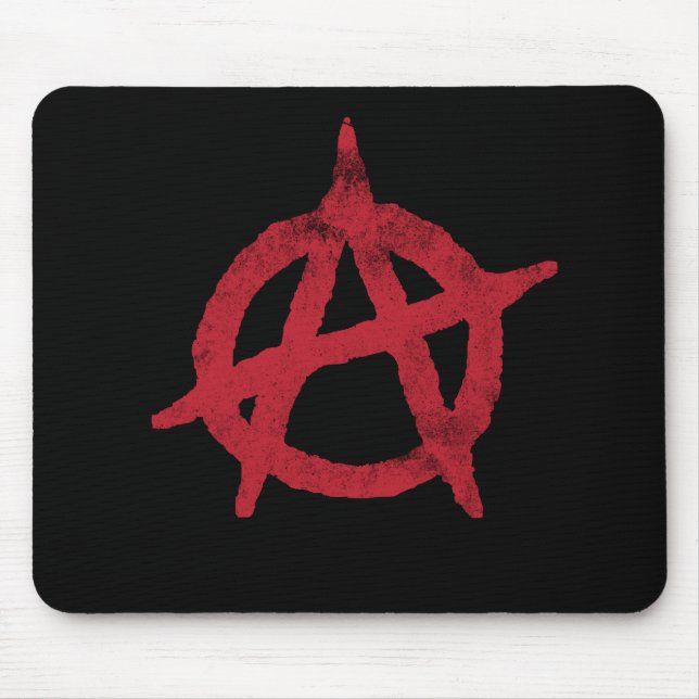 Anarchy Circle A Mouse Mat (Front)