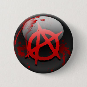 Anarchy Flag 6 Cm Round Badge