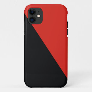 anarchy flag red black iPhone 11 case