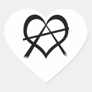 Anarchy Heart Sticker