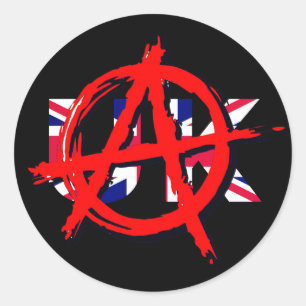Anarchy in the... UK Classic Round Sticker